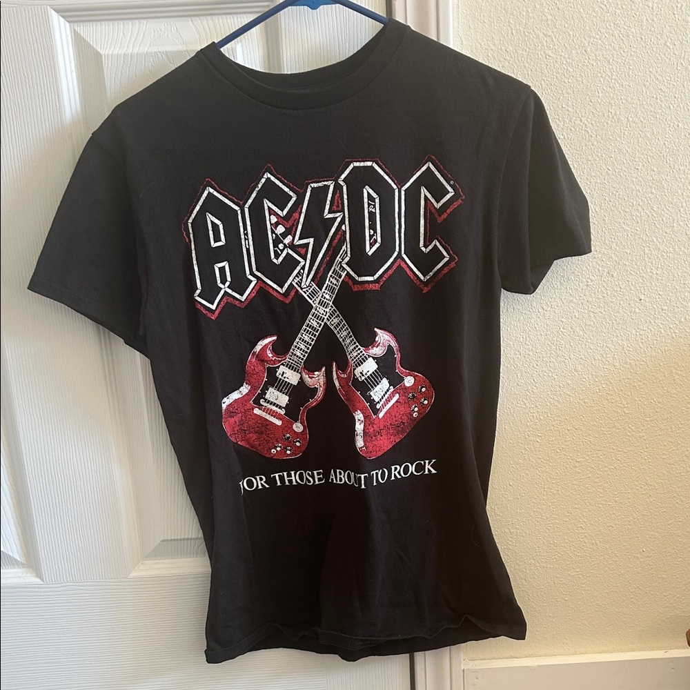 AC/DC Black Graphic T-Shirt
